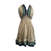 White & Blue Gitana Dress